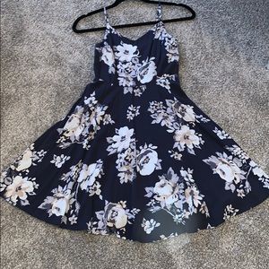 Spaghetti strap floral dress